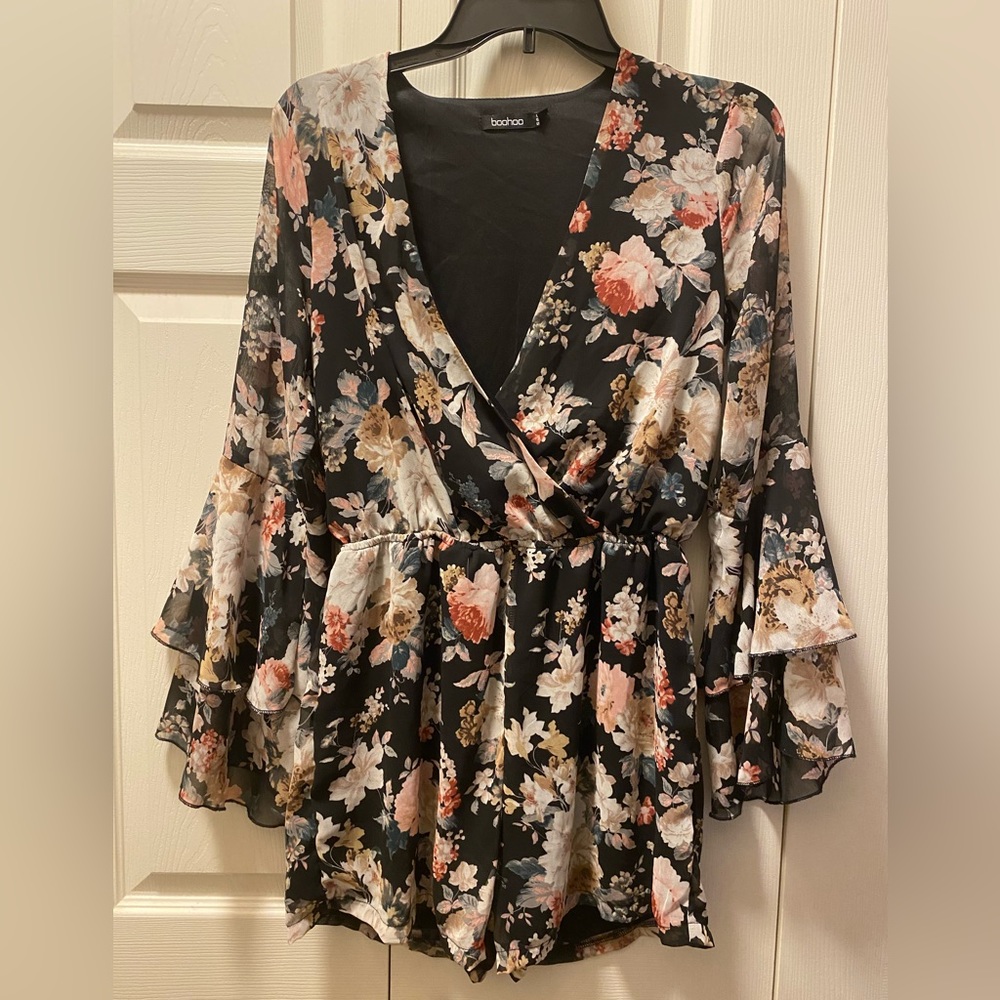 Boohoo Floral Romper